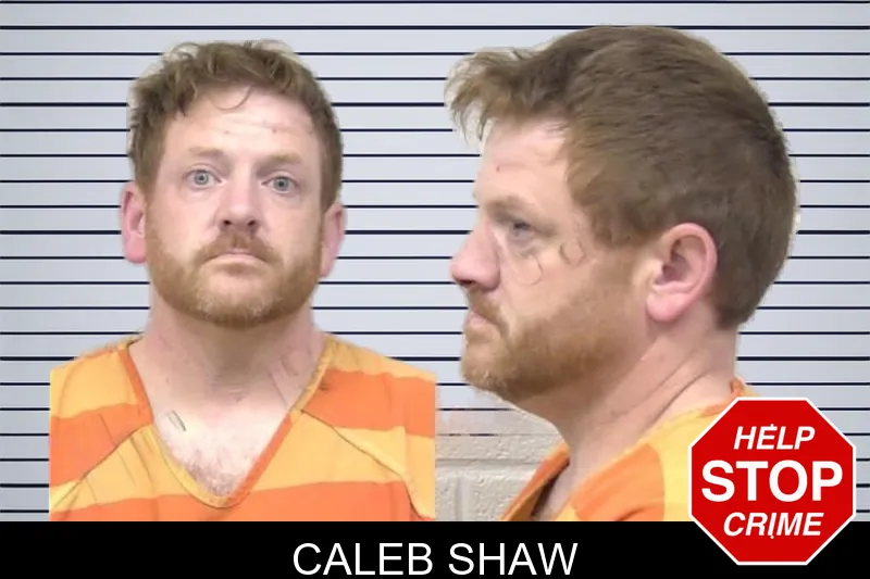 Caleb Shaw mugshot