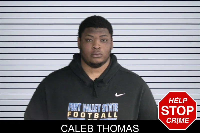 Caleb Thomas mugshot