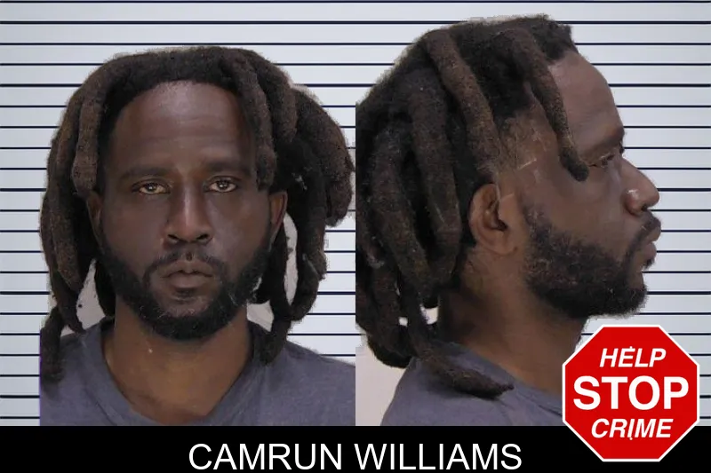 Camrun Williams mugshot