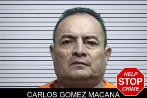 Carlos Gomez Macana mugshot
