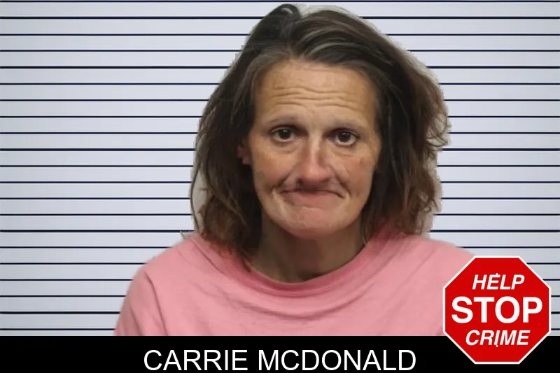 Carrie McDonald mugshot