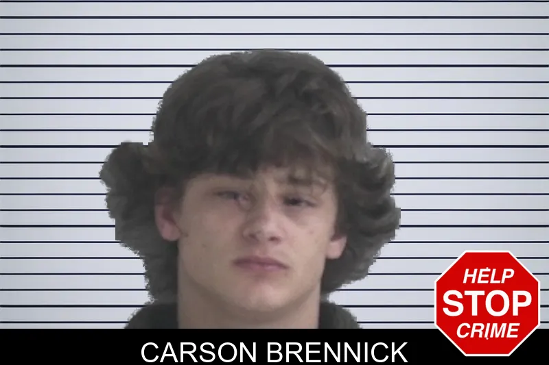 Carson Brennick mugshot