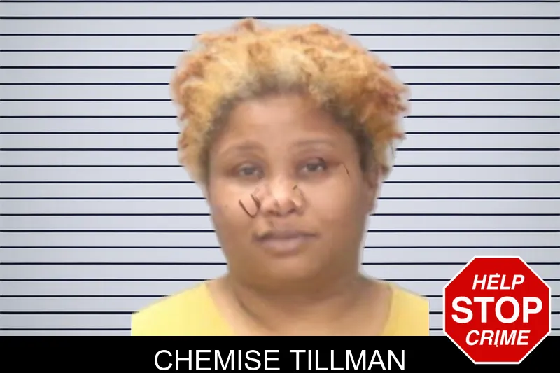 Chemise Tillman mugshot
