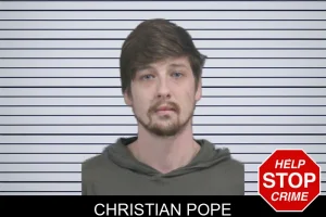 Christian Pope mugshot