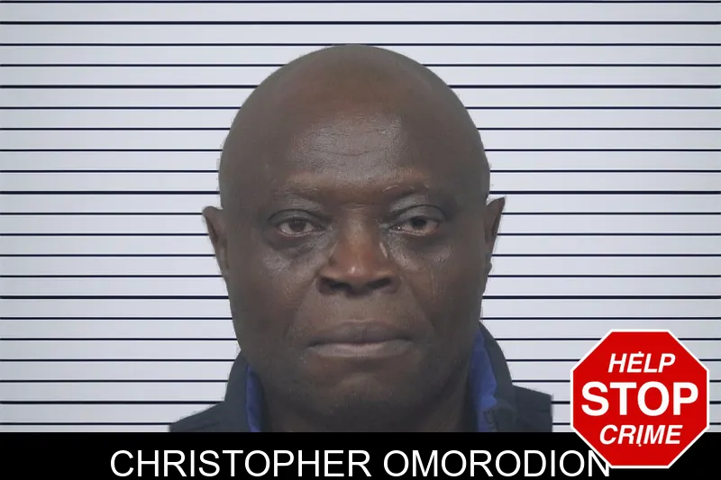 Christopher Omorodion mugshot