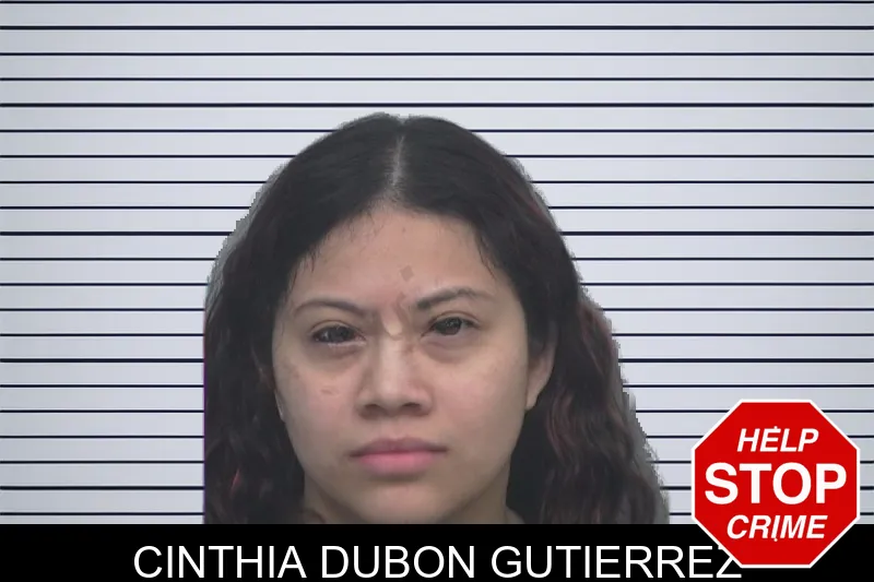 Cinthia Dubon Gutierrez mugshot