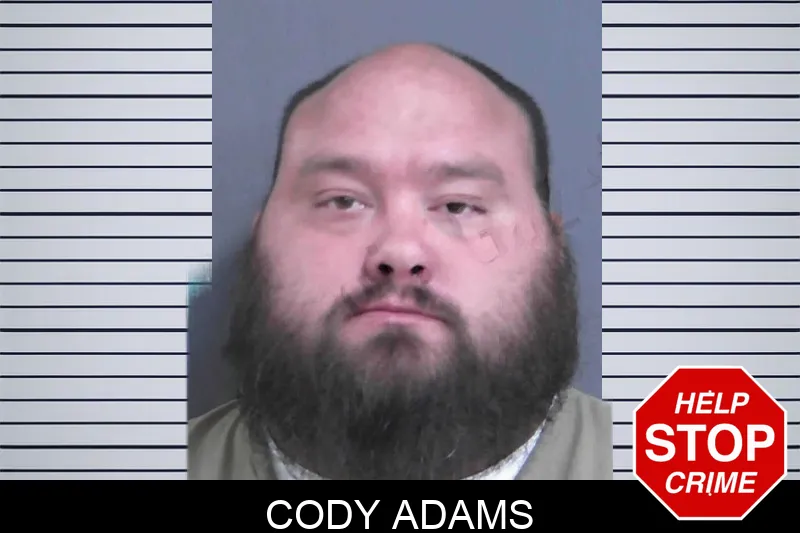 Cody Adams mugshot