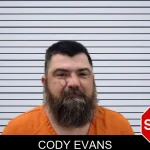 Cody Evans mugshot