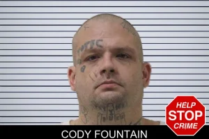 Cody Fountain mugshot