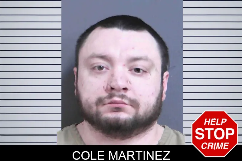 Cole Martinez mugshot