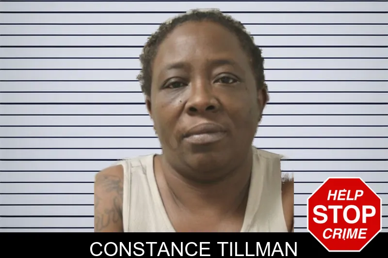 Constance Tillman mugshot
