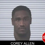 Corey Allen mugshot