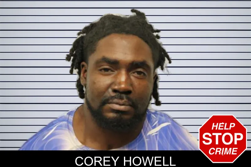 Corey Howell mugshot