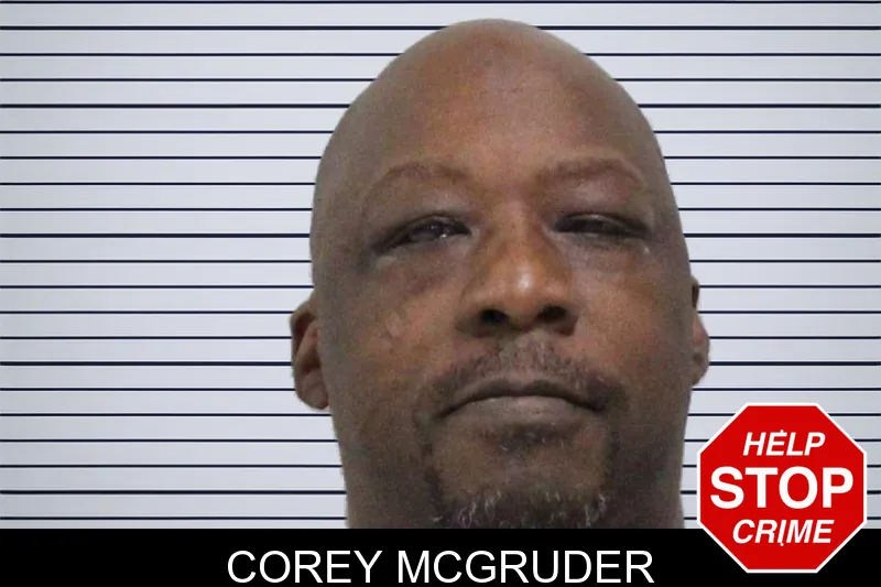 Corey McGruder mugshot