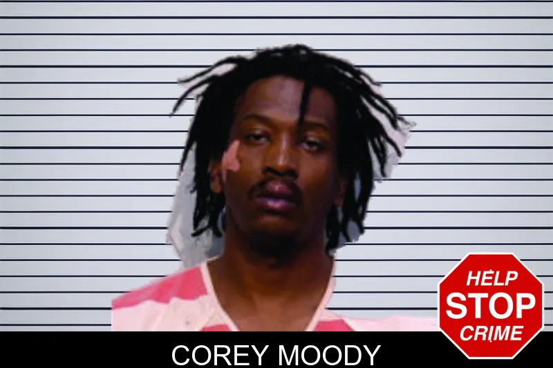 Corey Moody mugshot