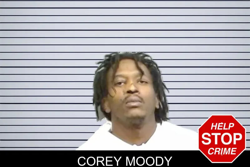 Corey Moody mugshot