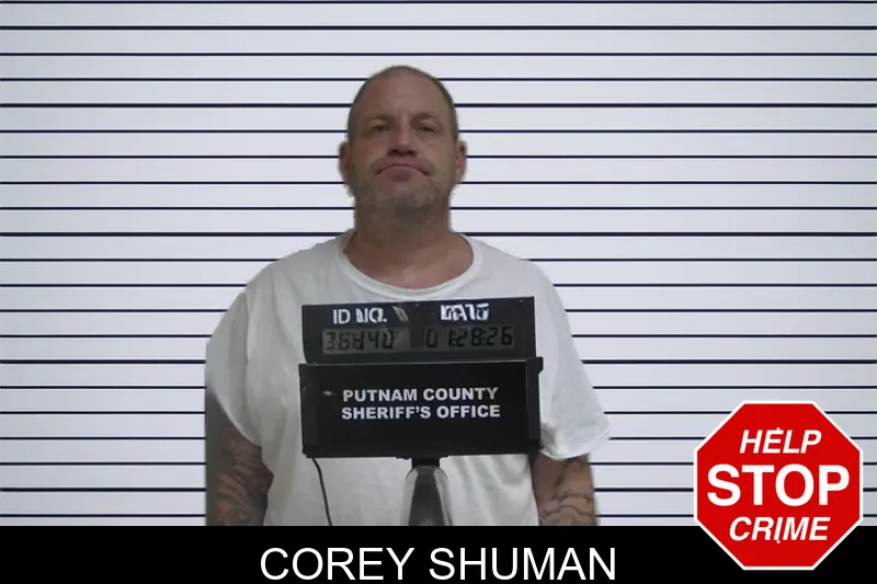 Corey Shuman mugshot