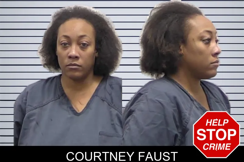 Courtney Faust mugshot