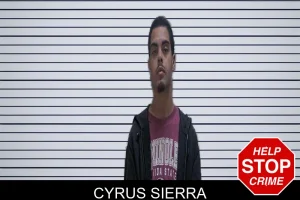 Cyrus Sierra mugshot