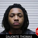 Dajonte Thomas mugshot
