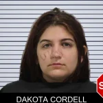 Dakota Cordell mugshot