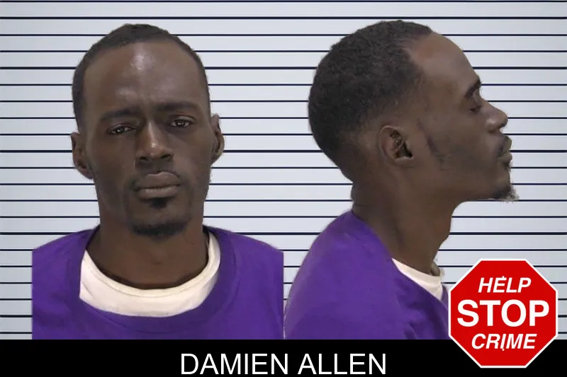 Damien Allen mugshot