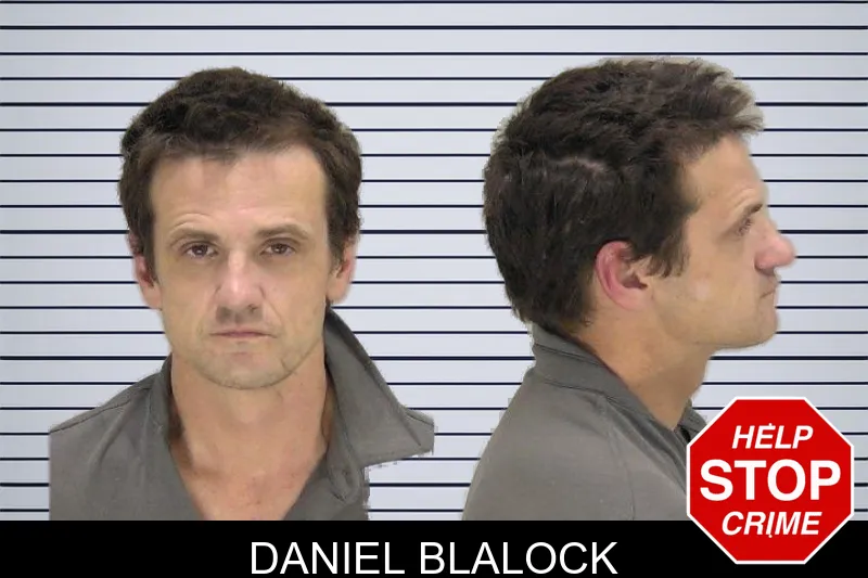 Daniel Blalock mugshot