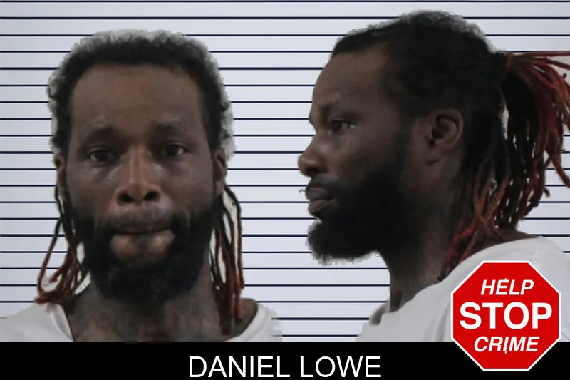 Daniel Lowe mugshot