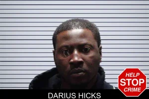 Darius Hicks mugshot