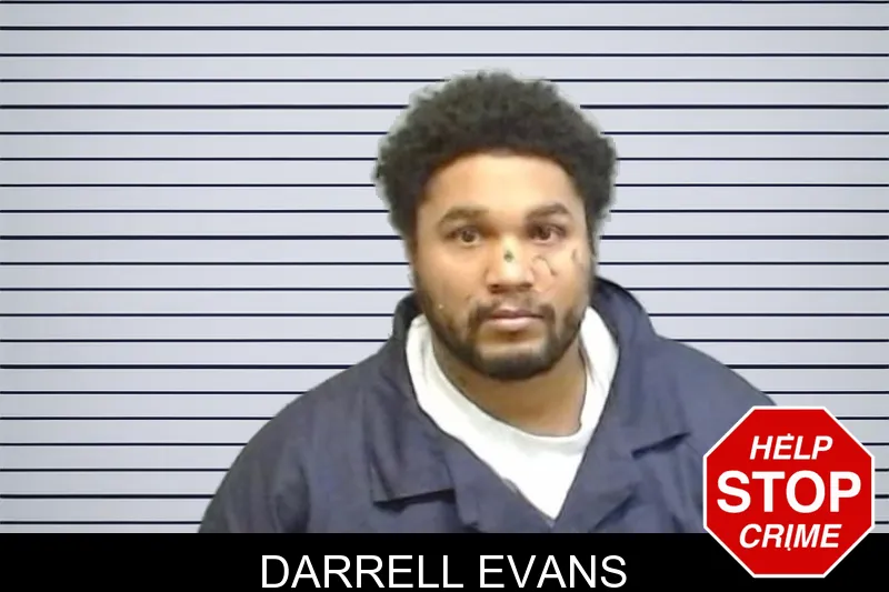 Darrell Evans mugshot