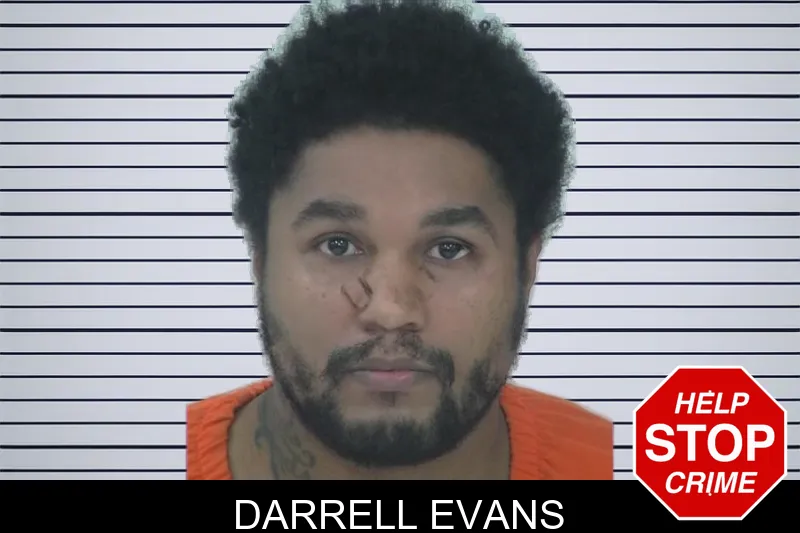 Darrell Evans mugshot