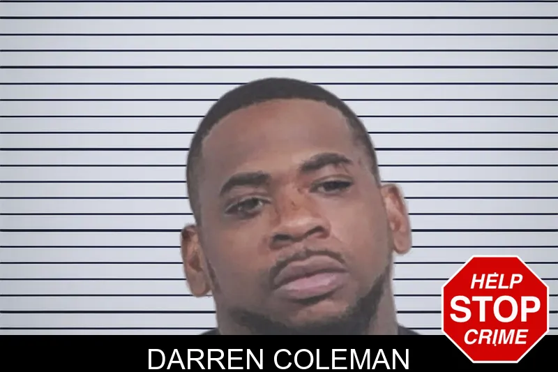 Darren Coleman mugshot