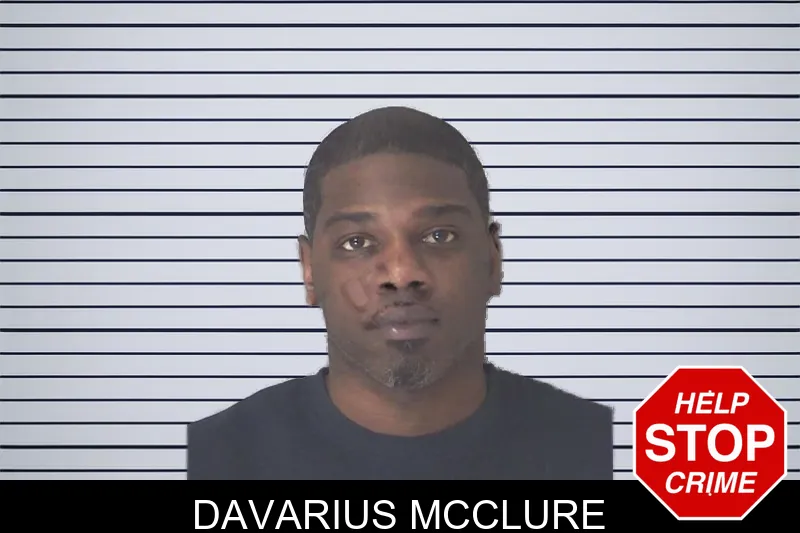 Davarius McClure mugshot