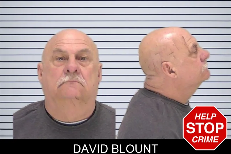 David Blount mugshot