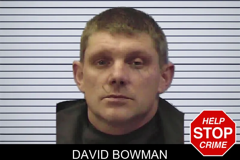David Bowman mugshot