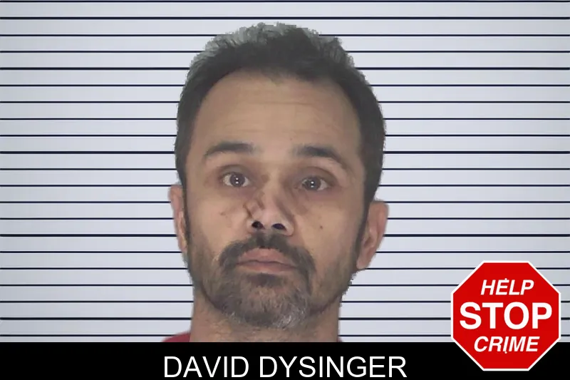 David Dysinger mugshot