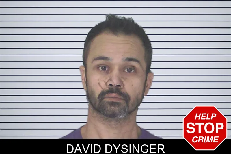 David Dysinger mugshot