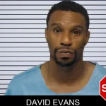 David Evans mugshot