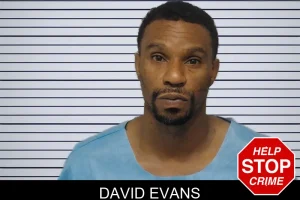 David Evans mugshot