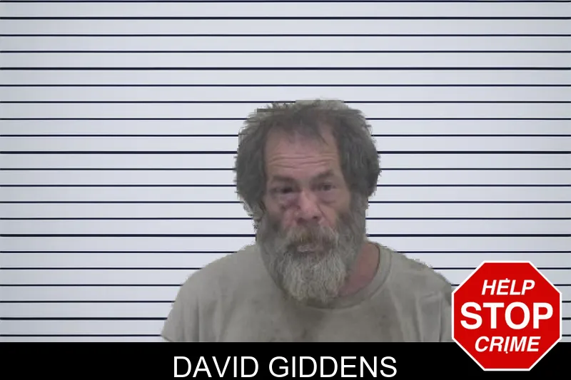 David Giddens mugshot