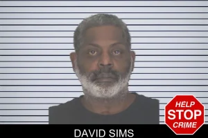 David Sims mugshot