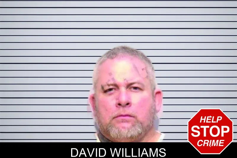 David Williams mugshot