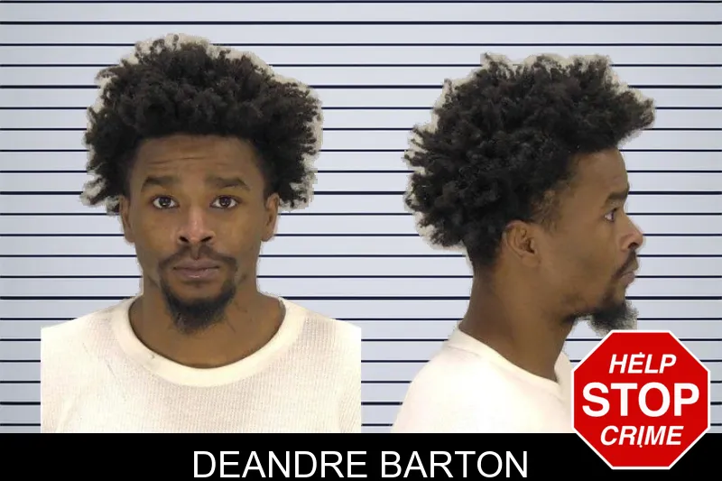 Deandre Barton mugshot