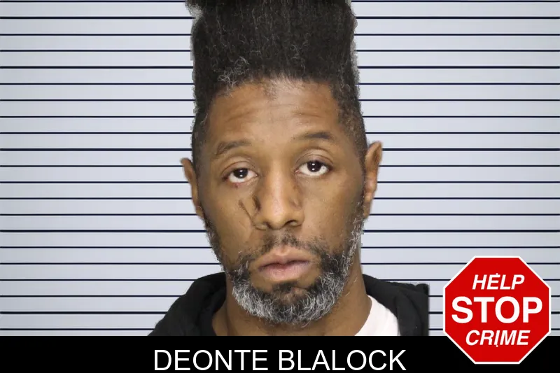 Deonte Blalock mugshot