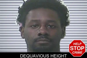 Dequavious Height mugshot