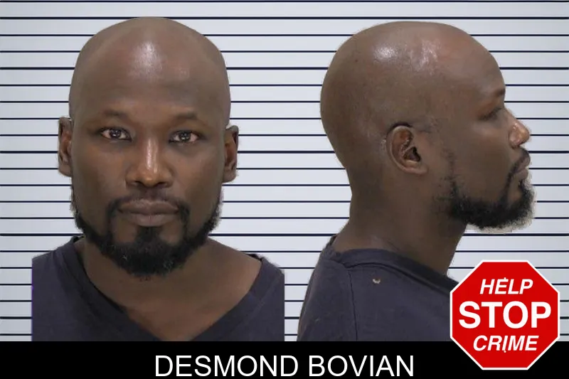 Desmond Bovian mugshot