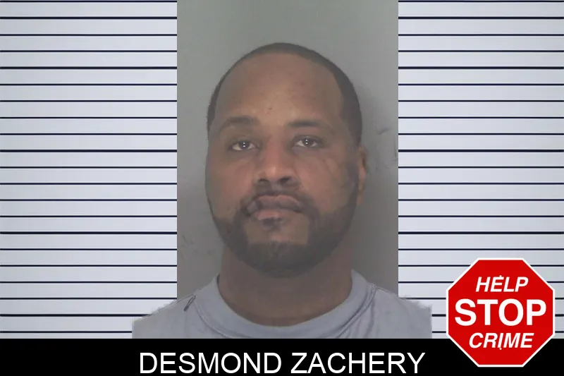 Desmond Zachery mugshot