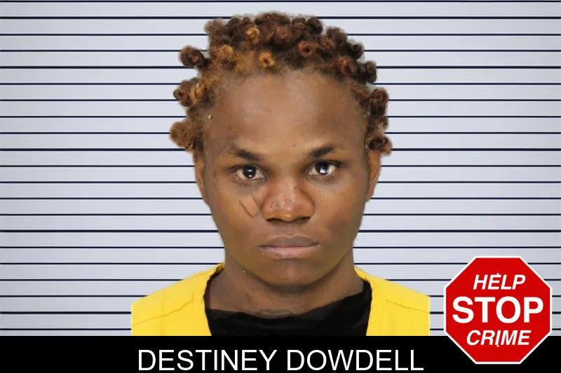 Destiney Dowdell mugshot