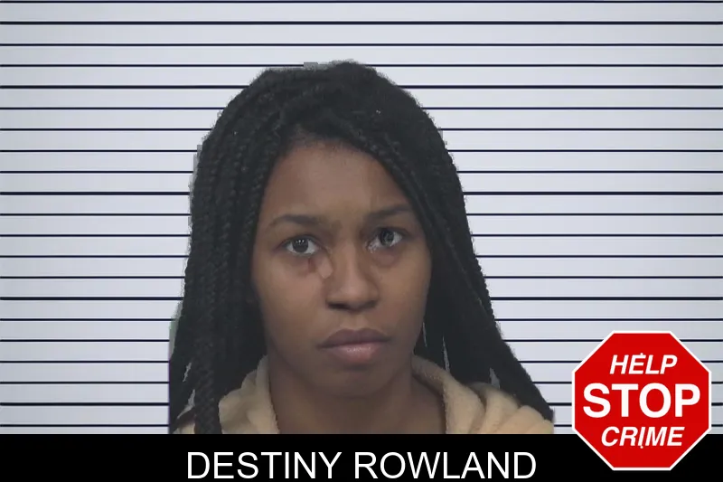 Destiny Rowland mugshot