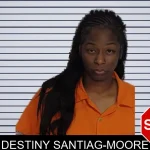 Destiny Santiag-Moore mugshot